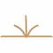 Ekena Millwork Redmond Timber Gable Bracket, Western Red Cedar, 108"W x 68"H x 1 1/2"D x 3 1/2"F, 15/12 Pitch GBW108X68X0204RED00SWR - alternate 2